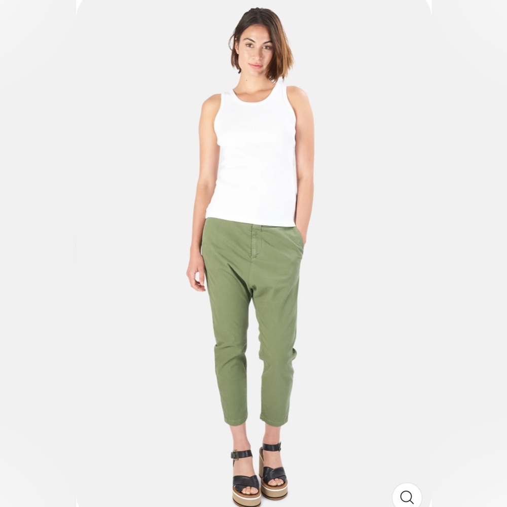 Nili Lotan Paris Pant Camo Green Size 6